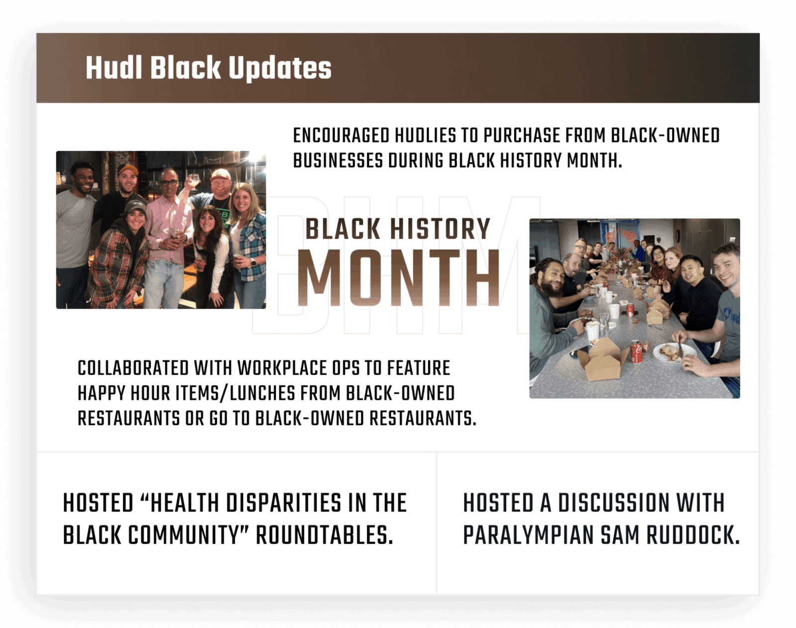 Hudl Black Updates